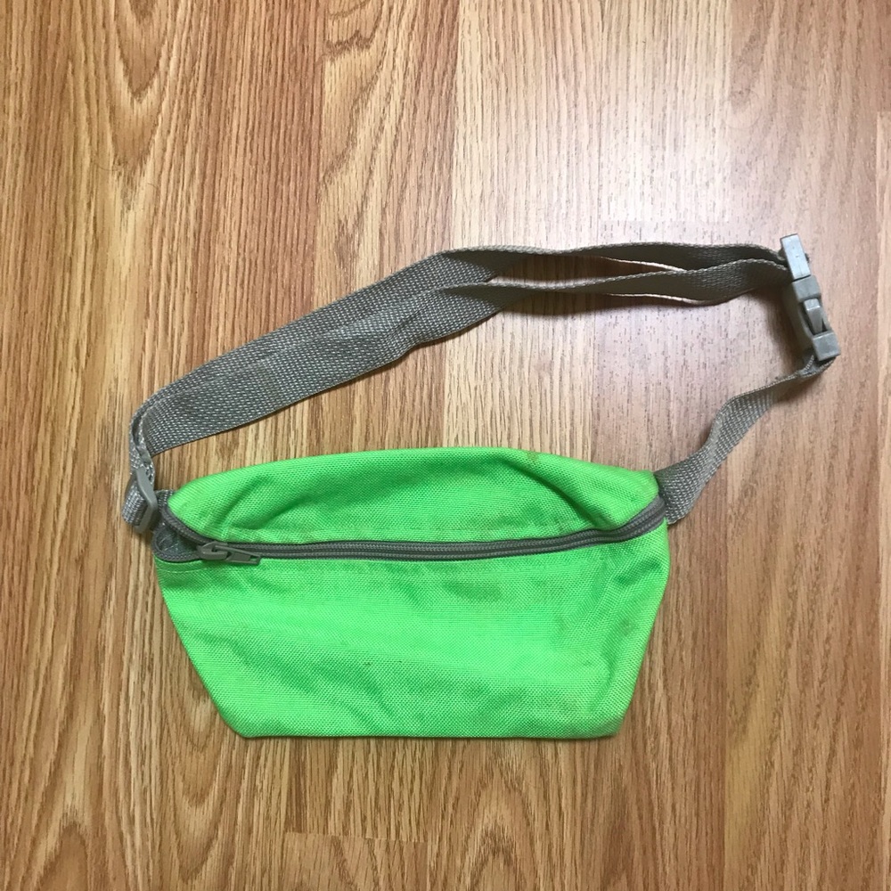 neon green fanny pack